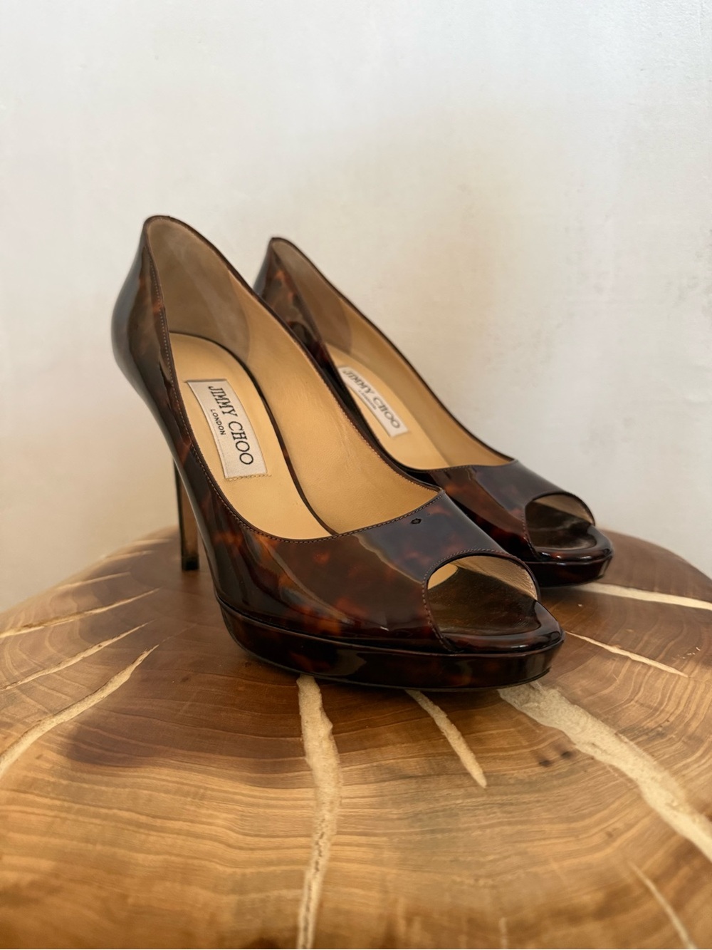 Jimmy Choo Peep Toe Heels